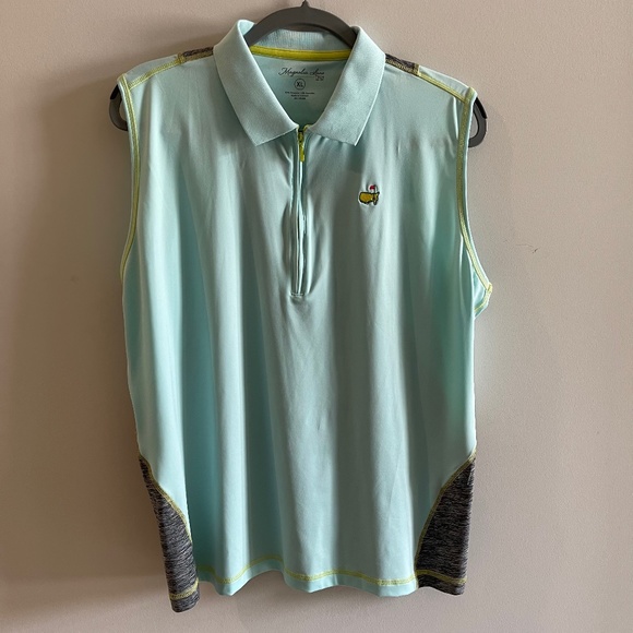Magnolia Lane Tops - Masters Ladies Sleeveless Polo Magnolia Lane TECH 50+UPF